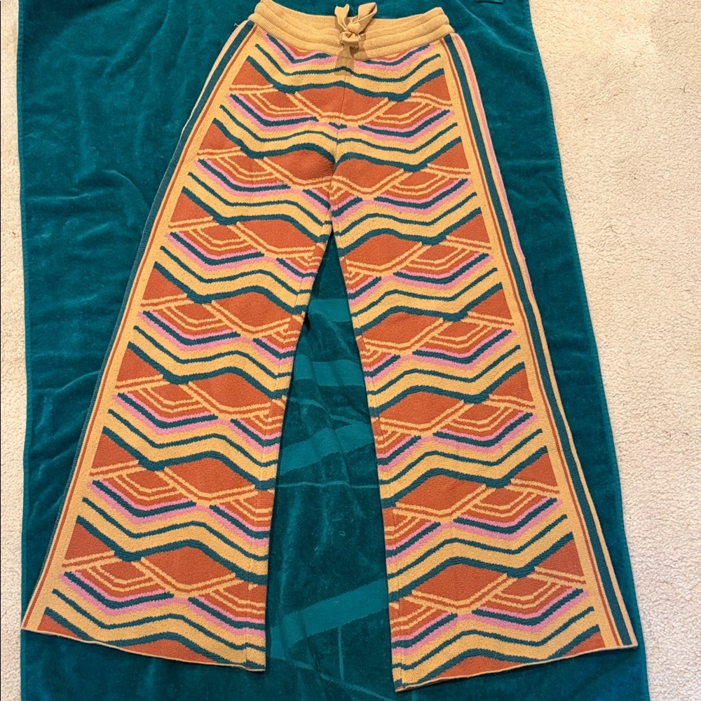 Free People Multicolor Geometric Pants